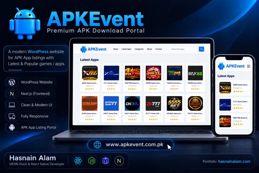 ApkEvent.com.pk – Android Game & App Listing Platform ApkEvent.com.pk – Android Game & App Listing Platform Showcase Preview